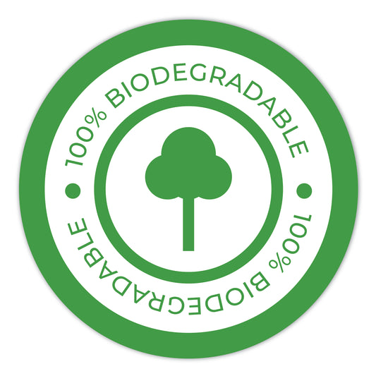 3cm 100% Biodegradable Green Labels