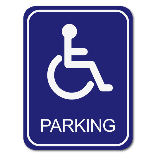 35cm x 46cm Handicap Parking Labels - Pack of 2