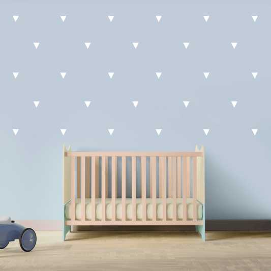 Triangle Pattern - White