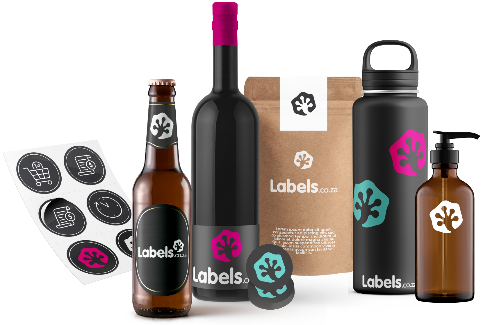 Labels.co.za | Custom stickers & Labels, Free Shipping South Africa