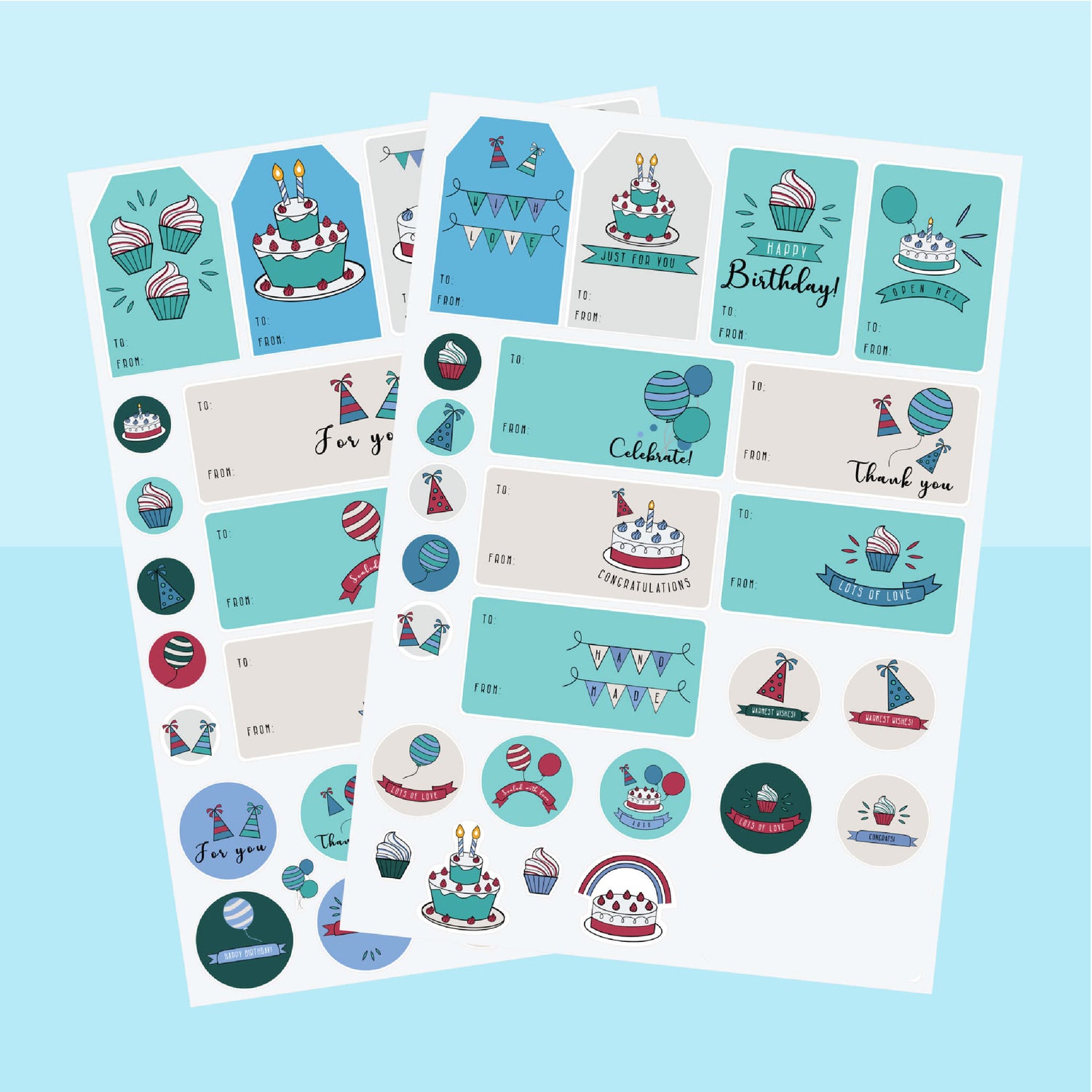 Gift Number Labels Collections – Labels.co.za