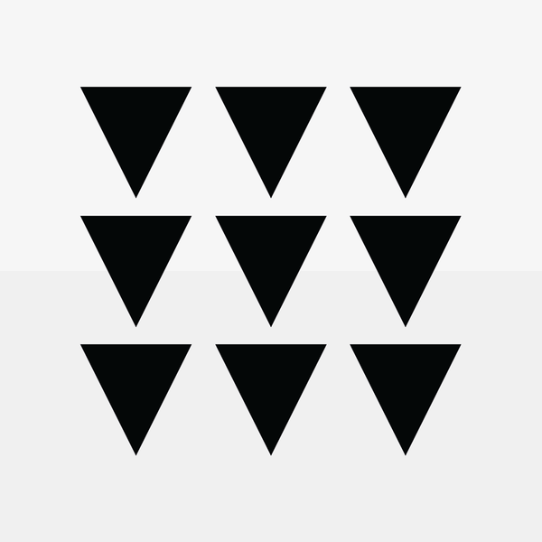 Triangle Pattern - Black wall decal room stickers | Labels.co.za